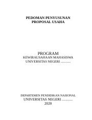 pdf proposal kewirausahaan mahasiswa